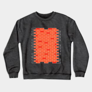 Orange bricks Crewneck Sweatshirt